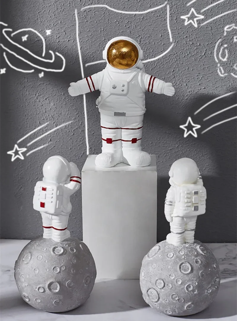 MGT-Space Astronaut Resin Statue, Modern and Stylish, Home Decoration, Craft Ornaments, Europe, Creative