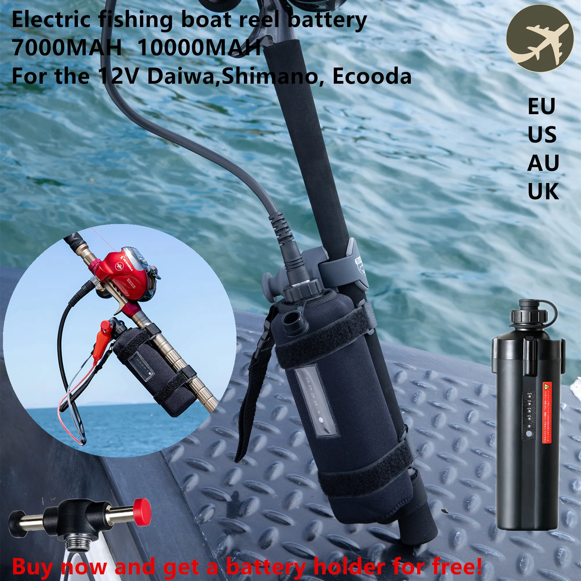 7000mAh Electric Fishing Reel Battery Sea Fishing Power Reel Battery Power Display For SHIMANO DAIWA ECOODA Drop - AliExpress 44 7000mAh Electric Fishing Reel Battery Sea Fishing Power Reel Battery Power Display For SHIMANO DAIWA ECOODA Drop - AliExpress 44