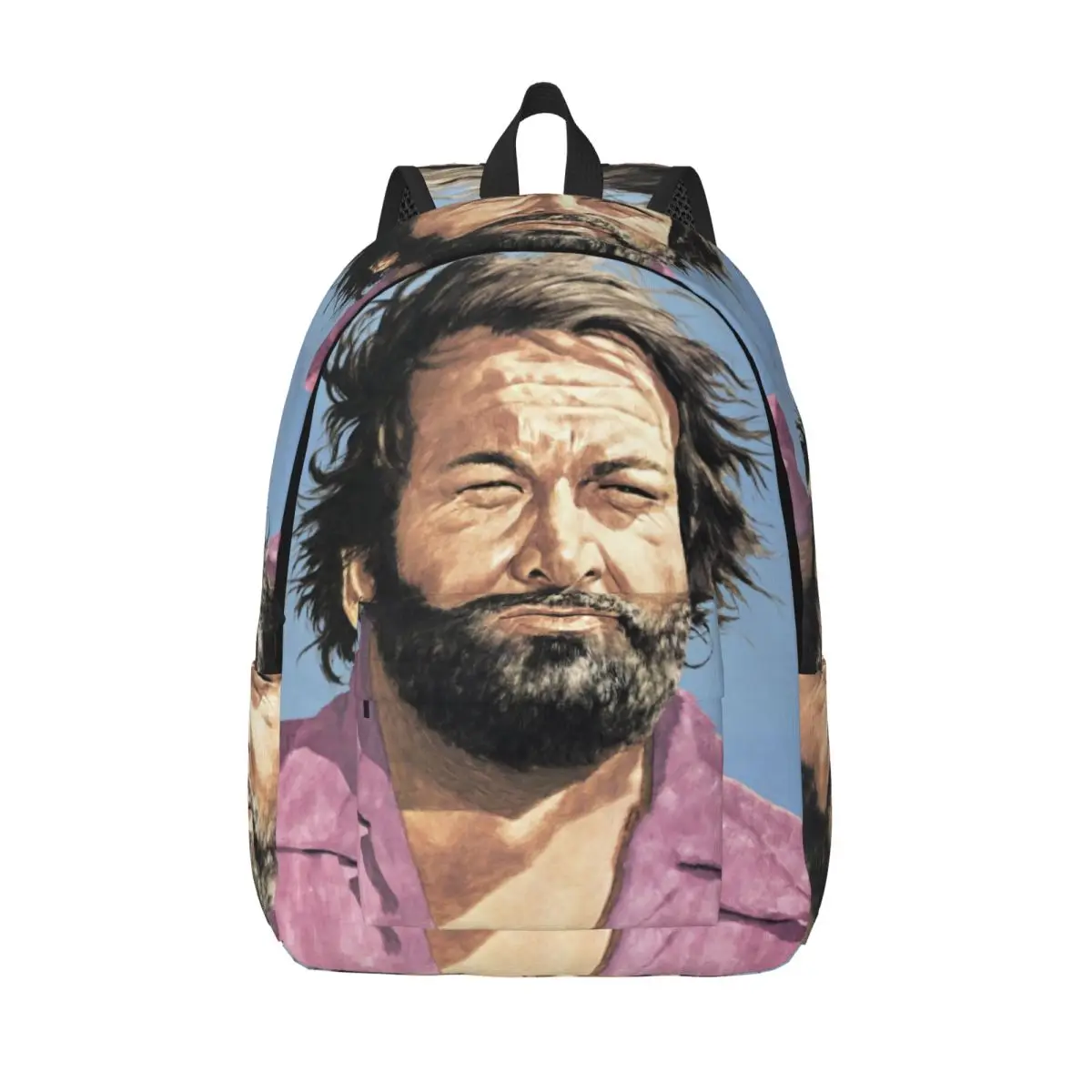 Terence Hill Bud Spencer Backpack for Boy Girl Kids Student School Book Bags Daypack Preschool Primary Bag Travel