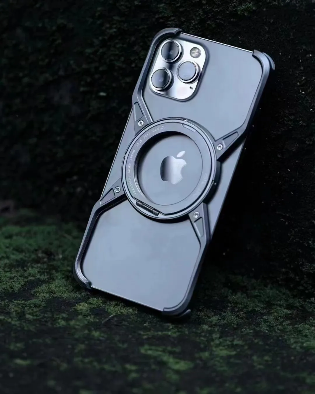 

Aluminum Alloy 360° Rotation Phone Cases Metal Heat Dissipation Shockproof Armor Cover for IPhone13 14 15 ProMax Bumper Case