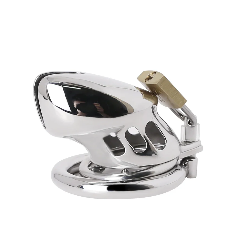 BEST SELL bdsm Bondage Spiked Cock Ring Stainless Steel Metal Male Chastity Cage Penis Massager For Men Masturbation Sex Toys