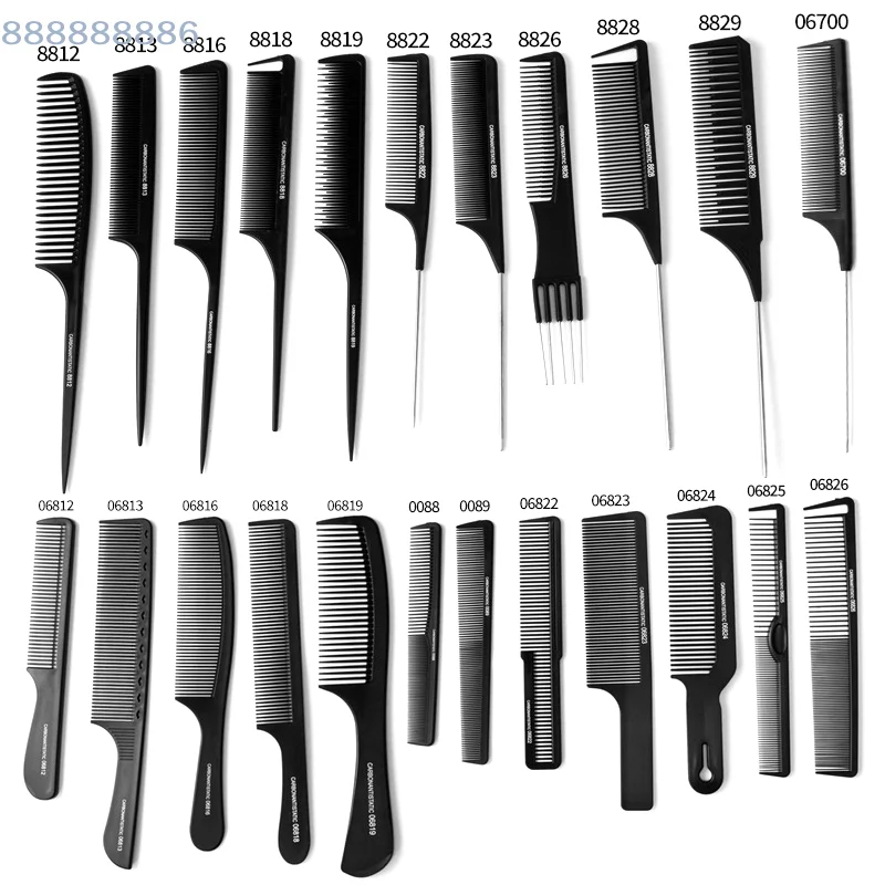 [B]Barber Hairdressing Combs Multifunction Hair Detangler Comb Anti-static Haircare Hairstyling Tool Stylist Accessories
