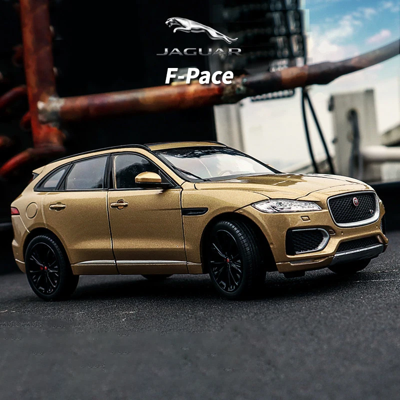 WELLY-Coche de juguete de aleación para niños, vehículo de juguete de coche de F-PACE, Diecasts, 1:24