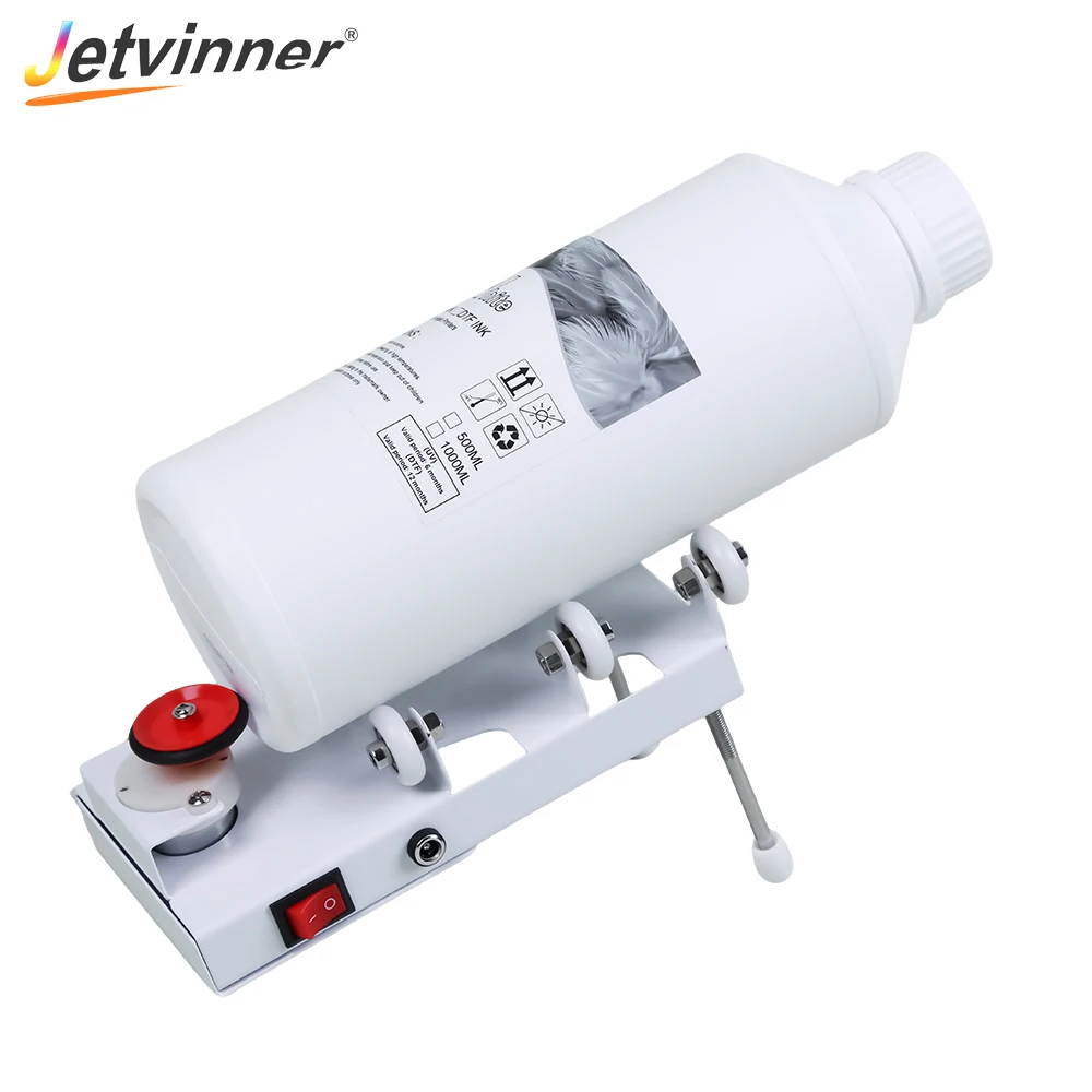 DTF White Ink Shaker Prevent Ink Deposition DTG UV White Ink Shaker Rotator Precipitation Printhead Clog For 500ml/1000ml ink