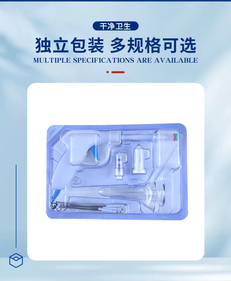 Disposable Hemorrhoid Ligator with Negative Pressure, Elastic Band Rubber Ring Anorectal Ligation Stapler