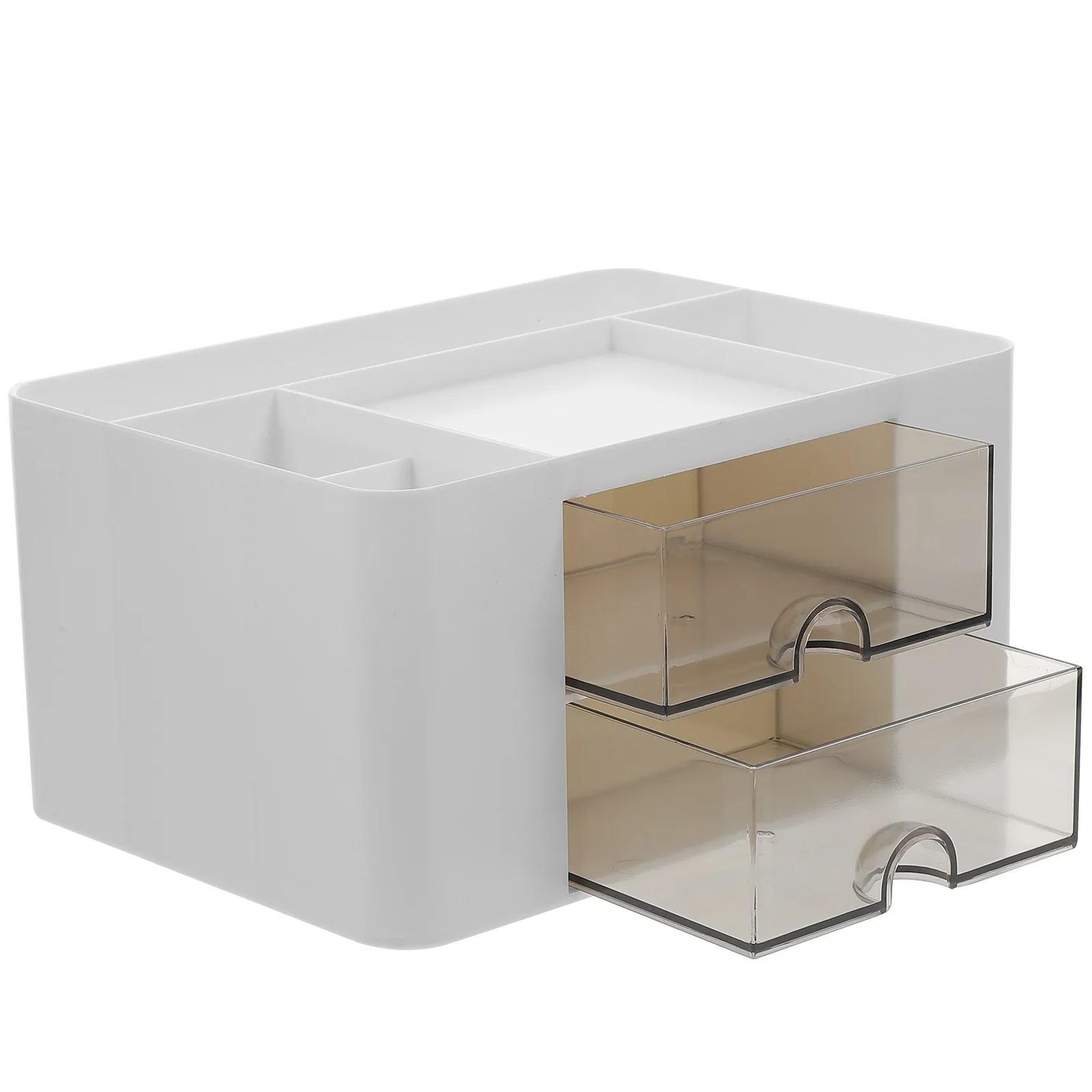 Stylish Desk Organizer HIPS Multifunctional Makeup Storage Box Creative Vanity Organizer Table Storage Holder