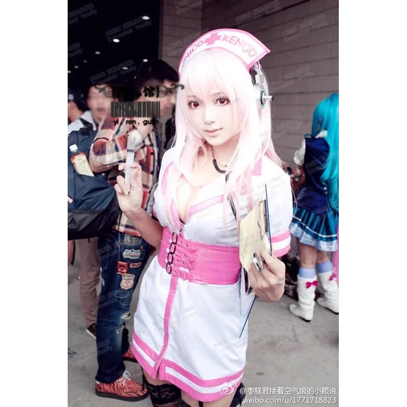 Kostium pielęgniarki Super Sonic, strój cosplay, kostium na Halloween