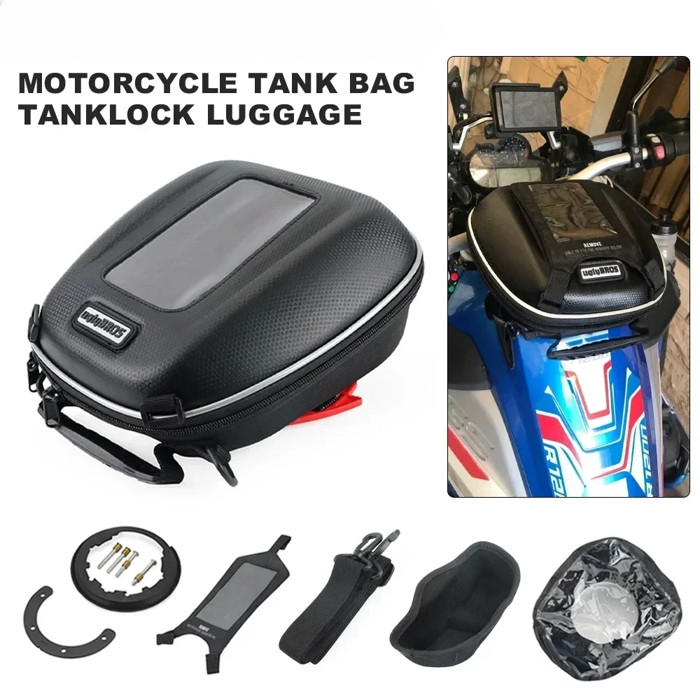 

Tank Bag For BMW GS 1200 1250 Adventure F900XR F850GS R1250 R1200 R1150 R1100 K1200 R/S/RS/GT Motorcycle Luggage Tanklock Parts