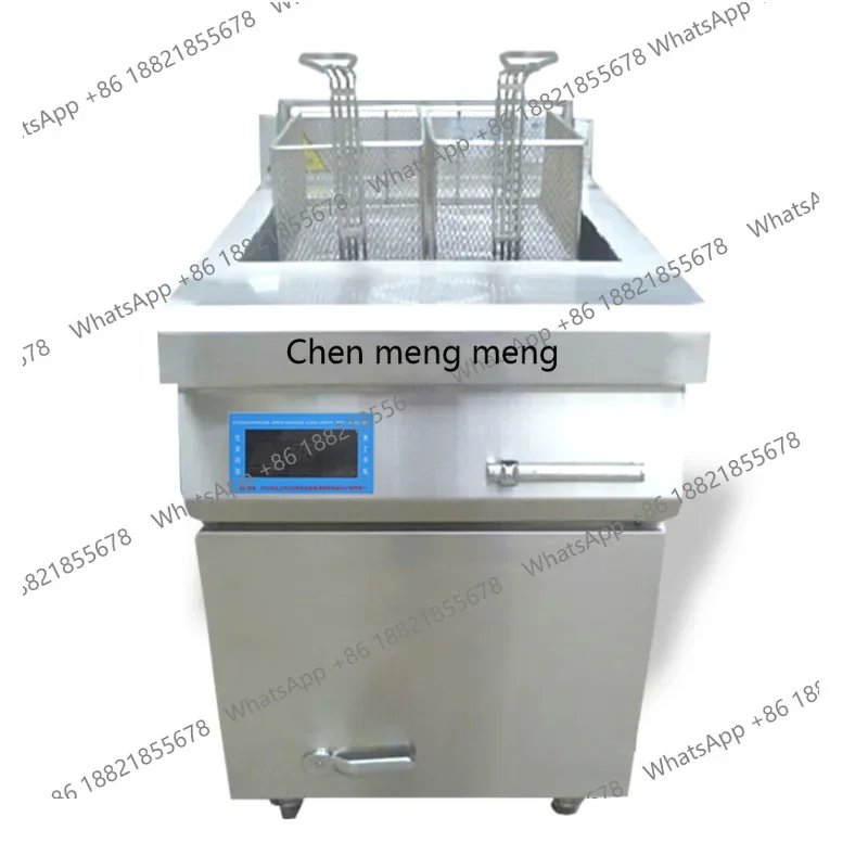 

Z189 cylinder double screen electric fryer 20L commercial constant temperature fryer, French fries fried chicken crispy meat