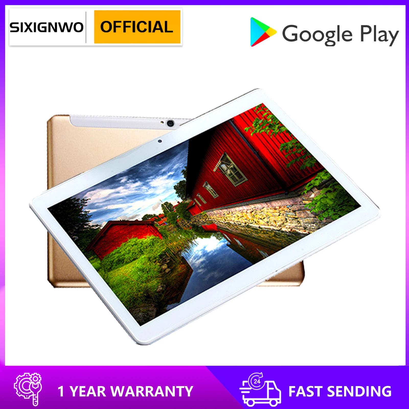 

10.1Inch 10 Core 2560x1600 Display 8GB RAM 64GB ROM Android 8.0 Tablet PC Dual SIM 4G Phone Call OTG Dual Band WiFi GPS Tablets