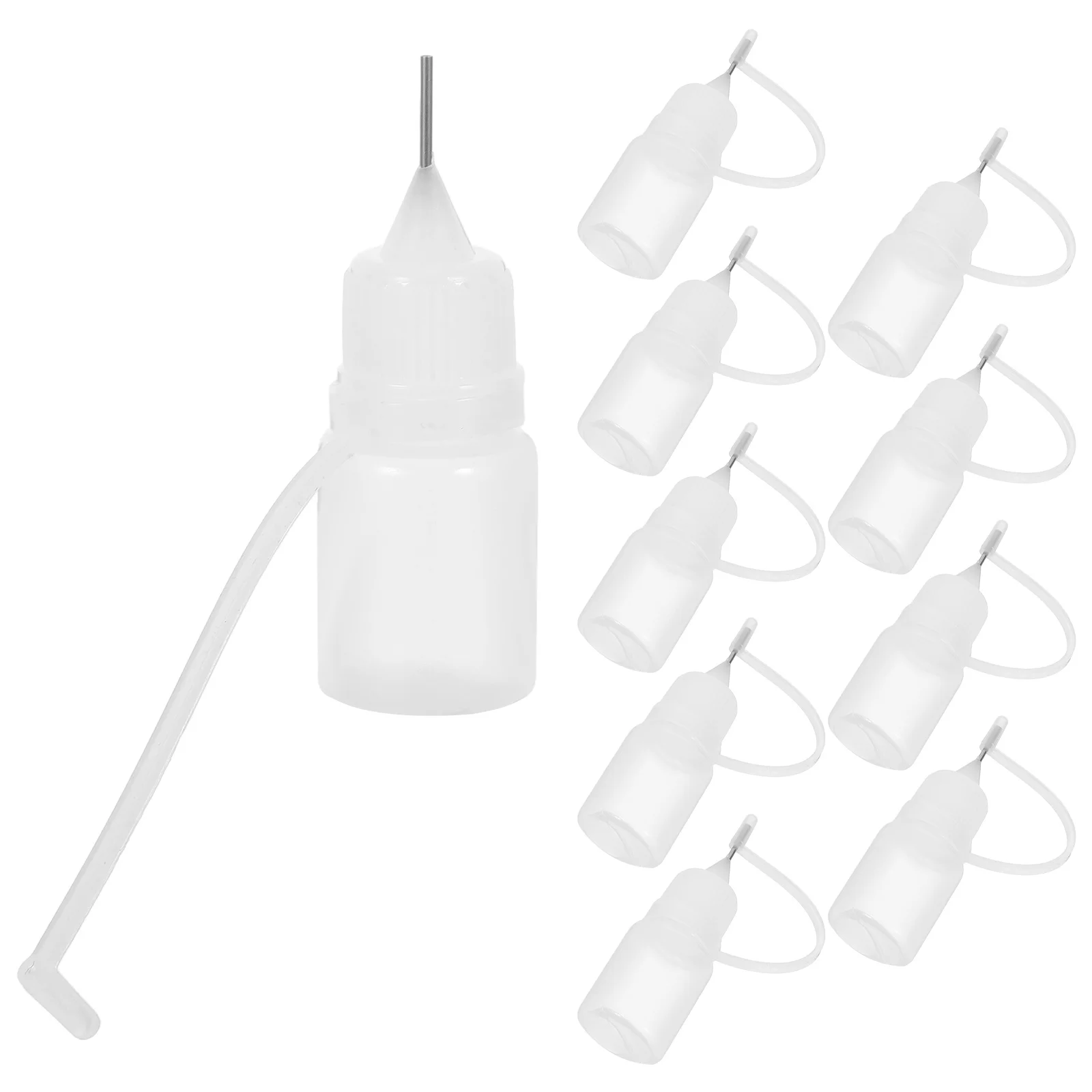 

10 Pcs Needle Tip Applicator Bottle Pinhole Glue Dispenser Fine Squeeze Paint Liquid Craft Projects Fill Handmade