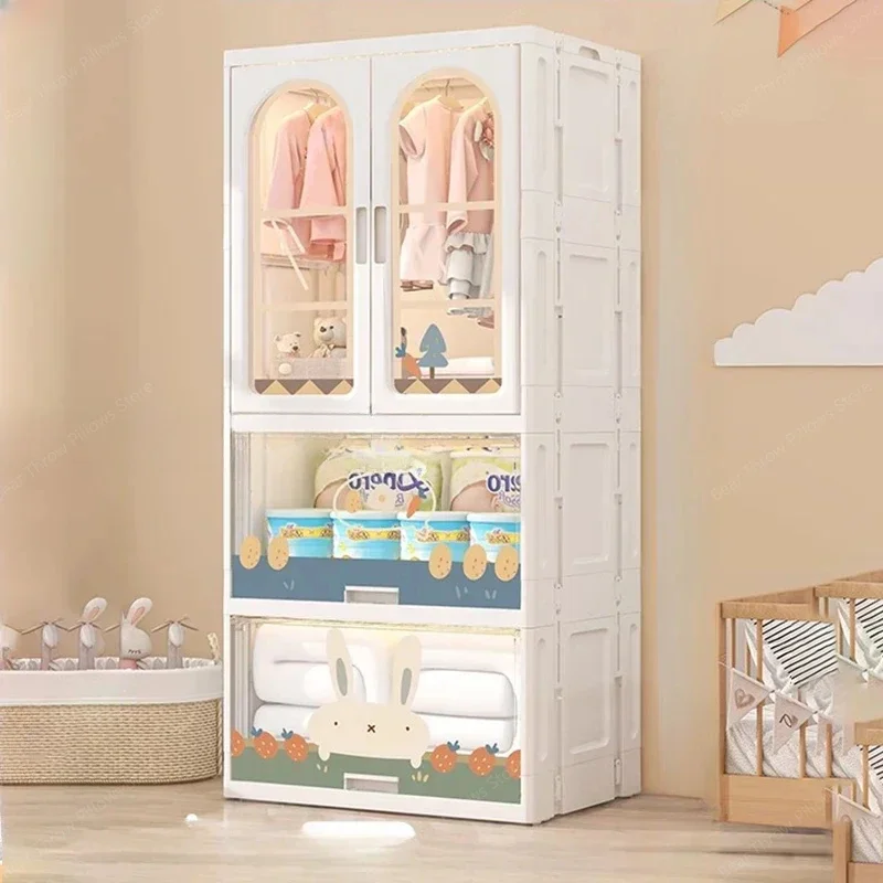 

Bedroom Hangers Children Wardrobes Display Cabinet Clothes Children Wardrobes Girls Szafa Na Ubrania Home Furniture MR50CW