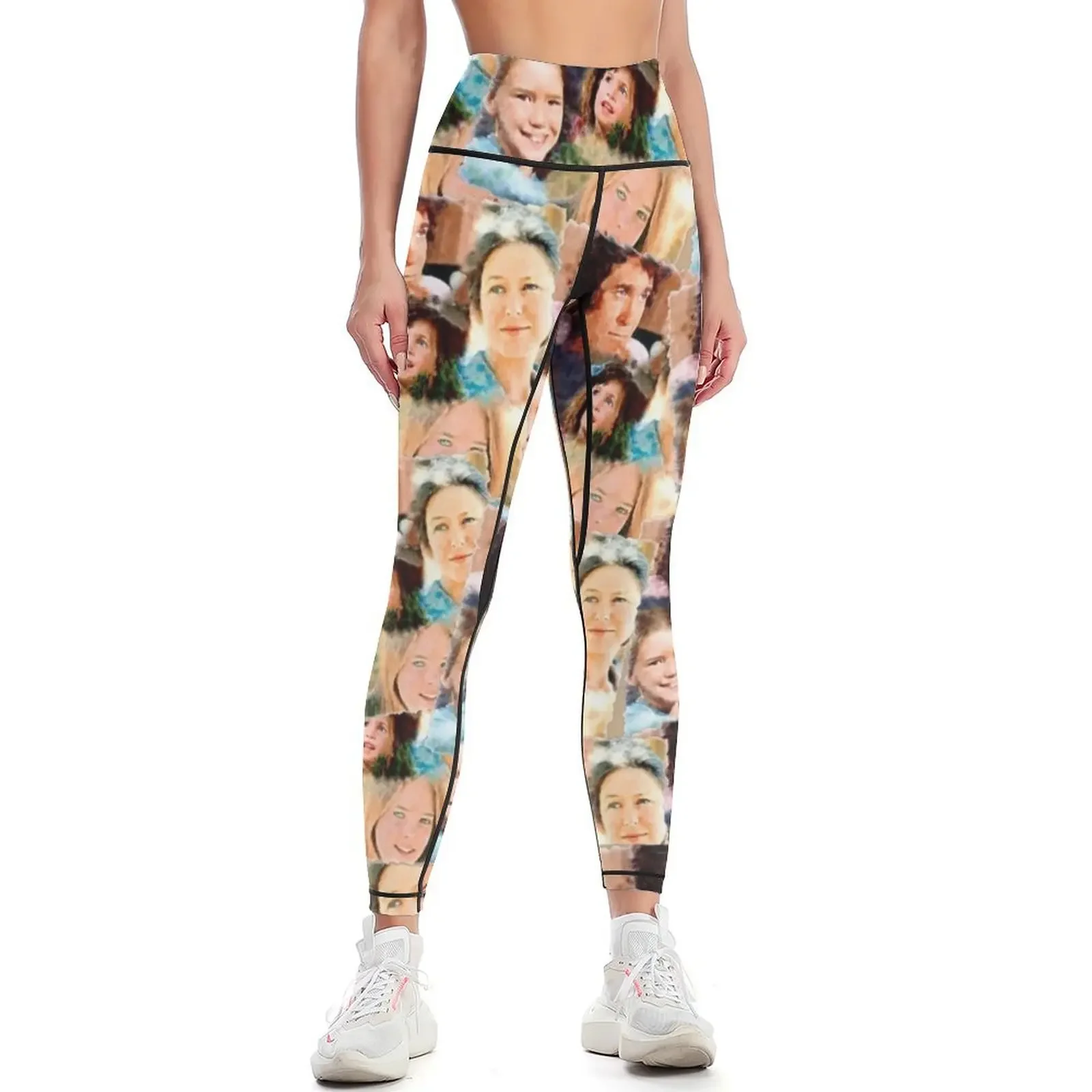 

Ingalls Family Collage Spread Leggings gym wear joggers for Womens Leggings