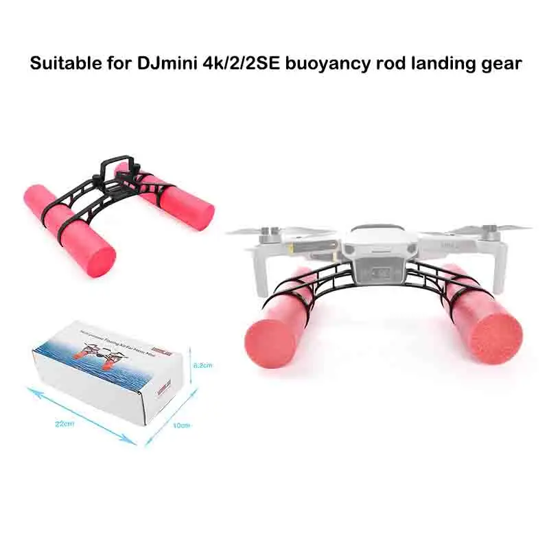 Kit flottant d'atterrissage pour DJI Mini 2/SE, accessoires d'extension pour train d'atterrissage DJI Mini SE, entraînement antidérapant, atterrissage sur l'eau