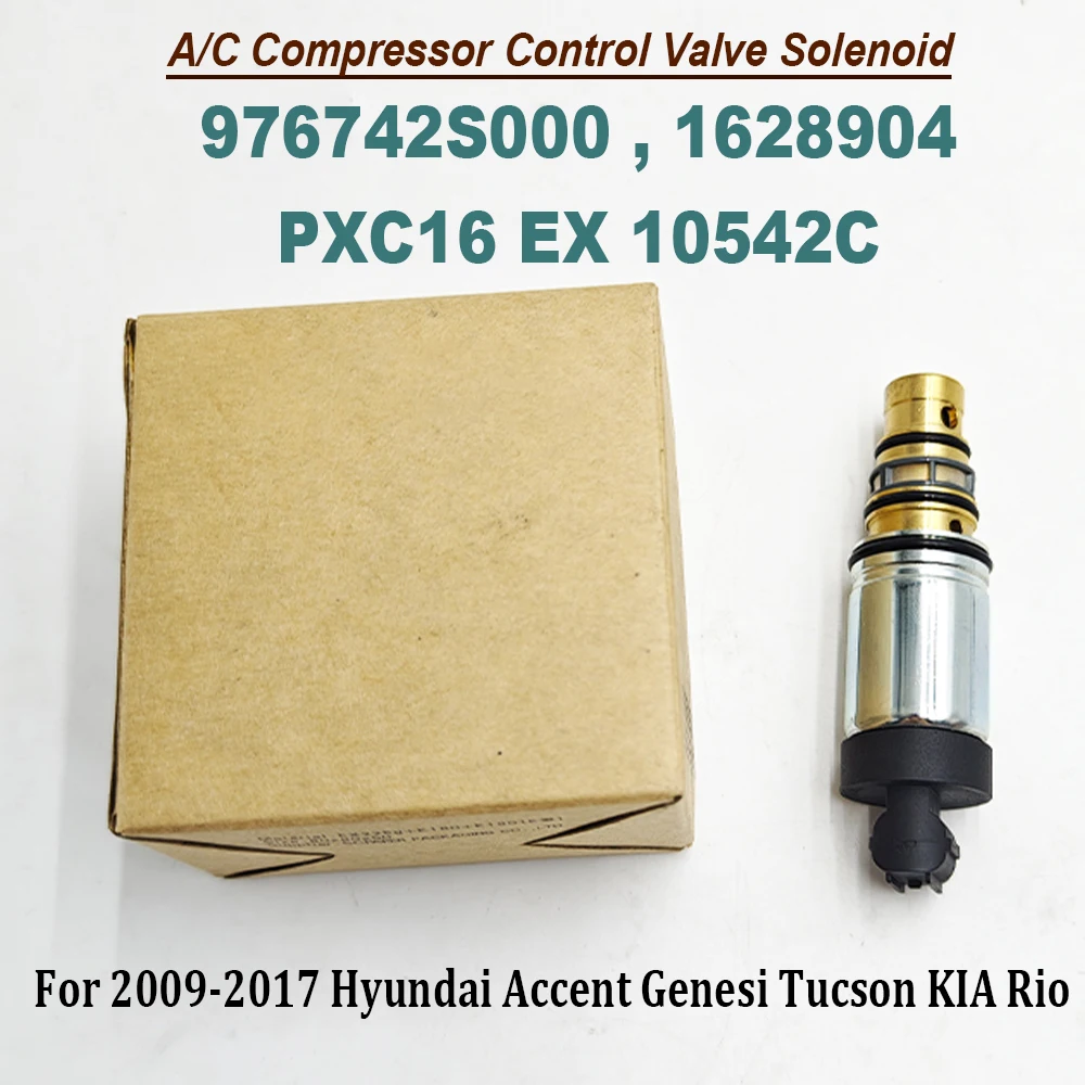 High Quality 976742S000 A/C Compressor Electric Control Valve Solenoid 1628904 PXC16 EX 10542C For 09-17 Hyundaii Accent Tucson