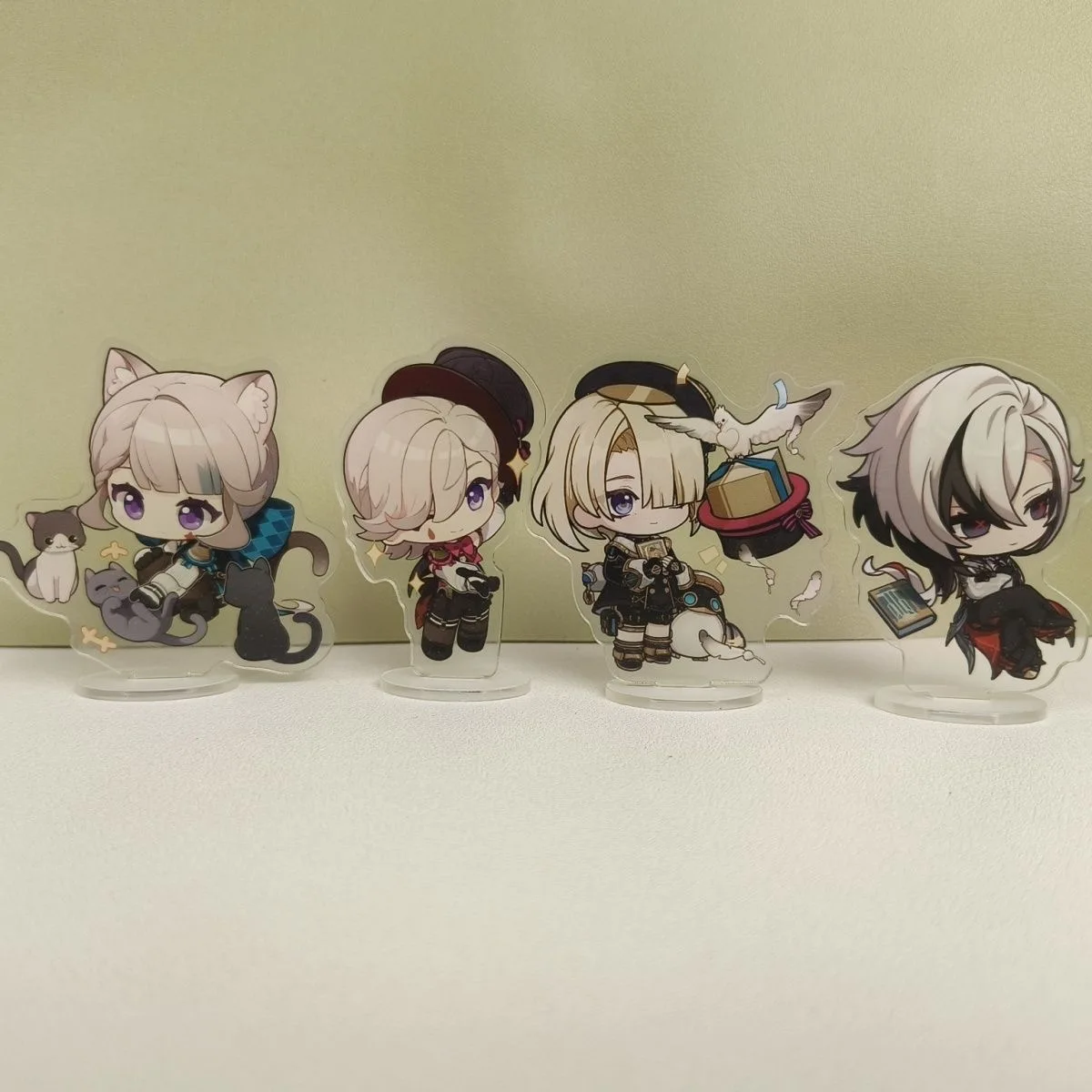 Sunsyea Genshin Impact Merch Акриловая подставка для персонажей Arlecchino Lyney Lynette Freminet Коллекция аниме