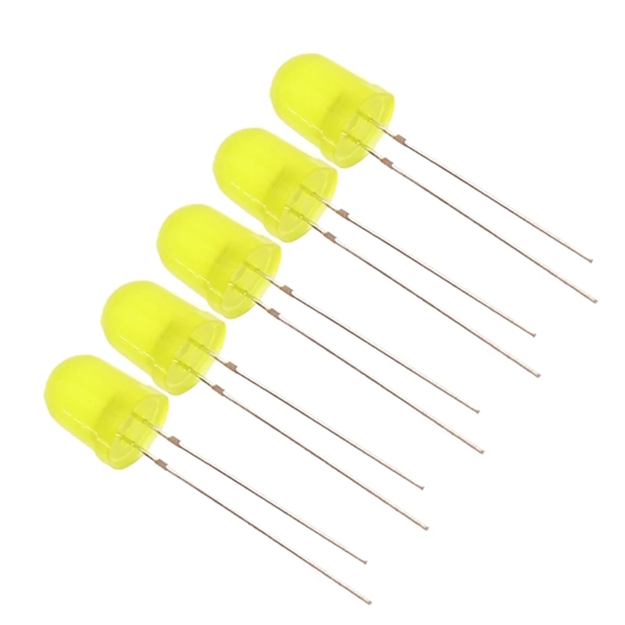 0.5w 8mm 5 color Ultra-Bright LED 3.7V White Yellow Blue Green Red Light Lamp Emitting Diodes High Brightness