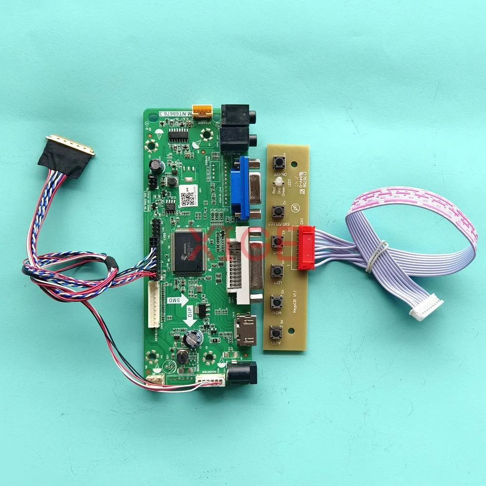 

Для CLAA173UA01A N173O6-L01/L02 матрица для ноутбука 17,3 "1600x900 LVDS 40-контактный DVI VGA HDMI-совместимый контроллер плата драйвера DIY Kit
