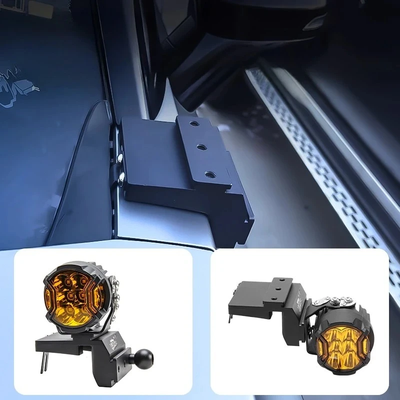 

For Beijing BJ30 Car A Pillar Spotlight Bracket Front Engine Hood Quick Release Dual Guide Rail Expansion Stand Lamp Holder