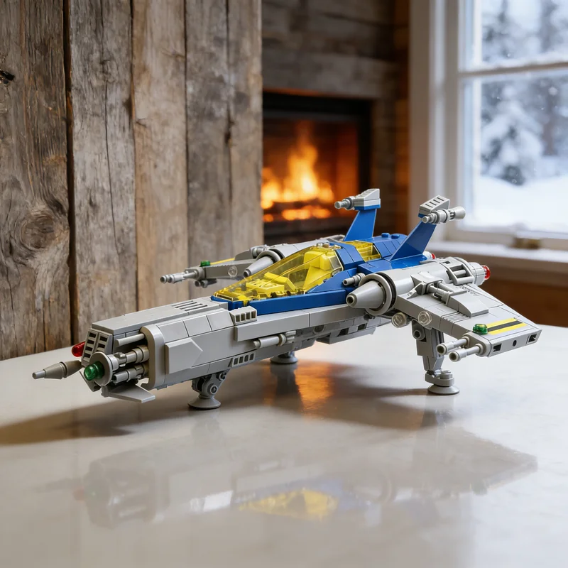 

Конструктор MOC «Звездный флот: Корабль-эскорт» (566 деталей), классическая модель, подарок, креативный коллекционный набор для демонстрации, премиум-класс, для взрослых