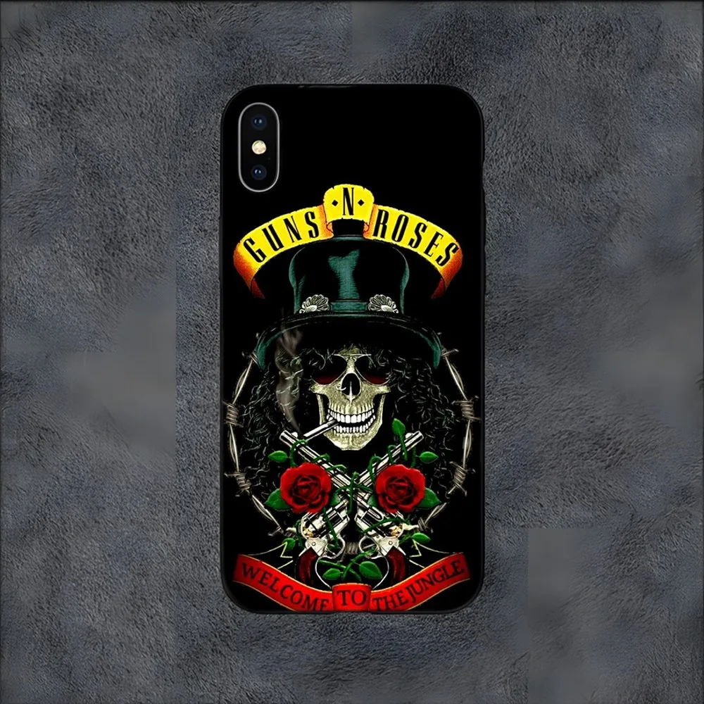 G-Guns N Roses Band Phone Case For Samsung S24,S21,S22,S23,S30,Ultra,S20,S30,Plus,S21 Fe,10,9,5G Silicone Cover