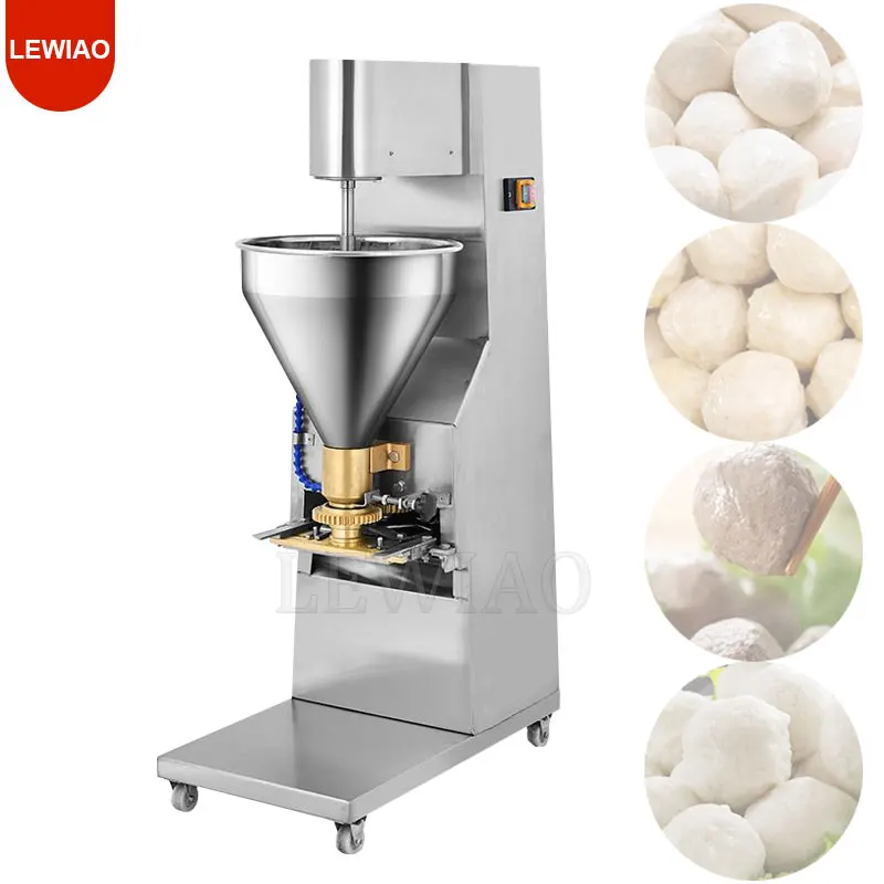 Small China Beef Pork Fish Food Meat Ball Make Electric Meatball Maker Making Processing Forming Machine