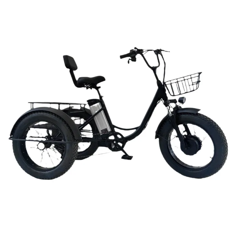

20-Inch electric tricycle electric pedal tricycle snow lithium battery bicycle
