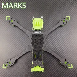 Mark5 5 pollici Fpv telaio in fibra di carbonio Racing Flying Uav accessori Rc 25mm interasse con 5mm Arm Mark 5 Mini droni Freestyle