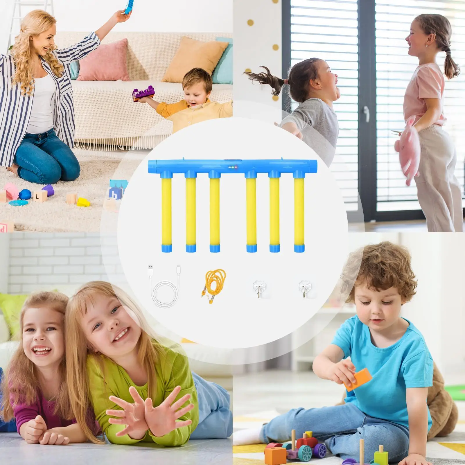 Catching Sticks Game Interactive Fun Reaction Time Trainer Challenge Drop Sticks Training Toy For Kids Children Kindergarten