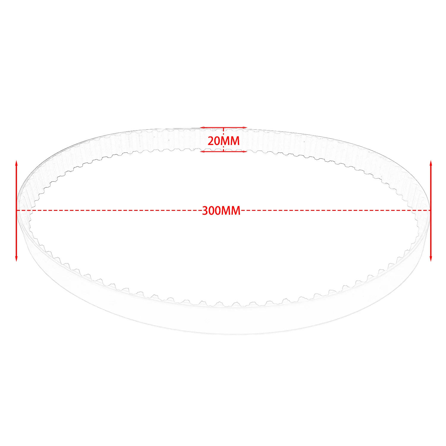 Drive Belt For Ducati Monster 821 Dark Stealth Stripe ABS Stroke Chinese Scooter Moped Parts Engines Rubber Transmission