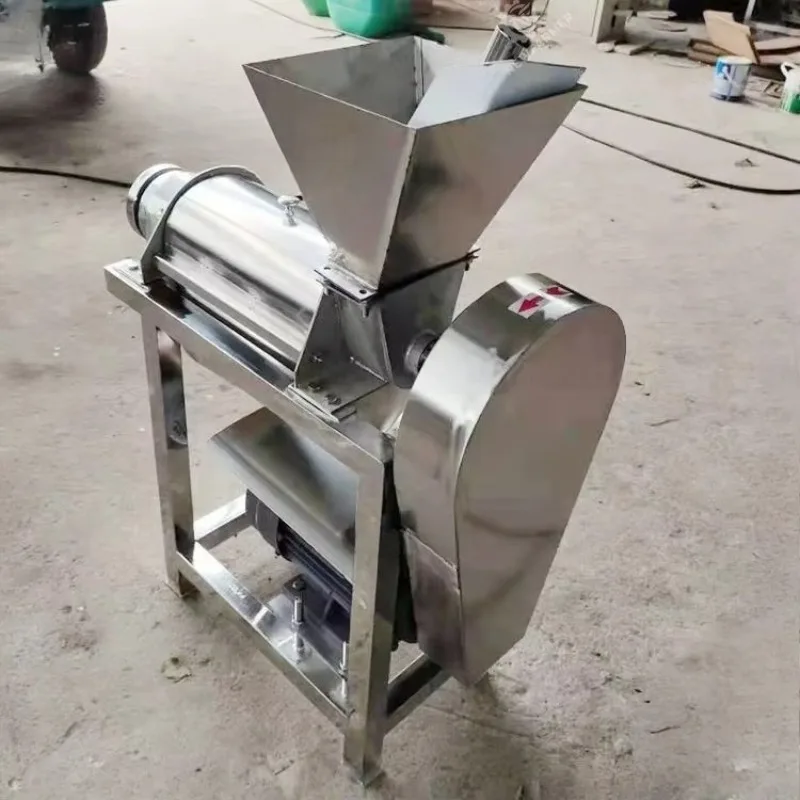 Wheeled Commercial Screw Press Juicer Machine Multifunctional Fruit Vegetable Juice Extraction Equipment For Beverage Business