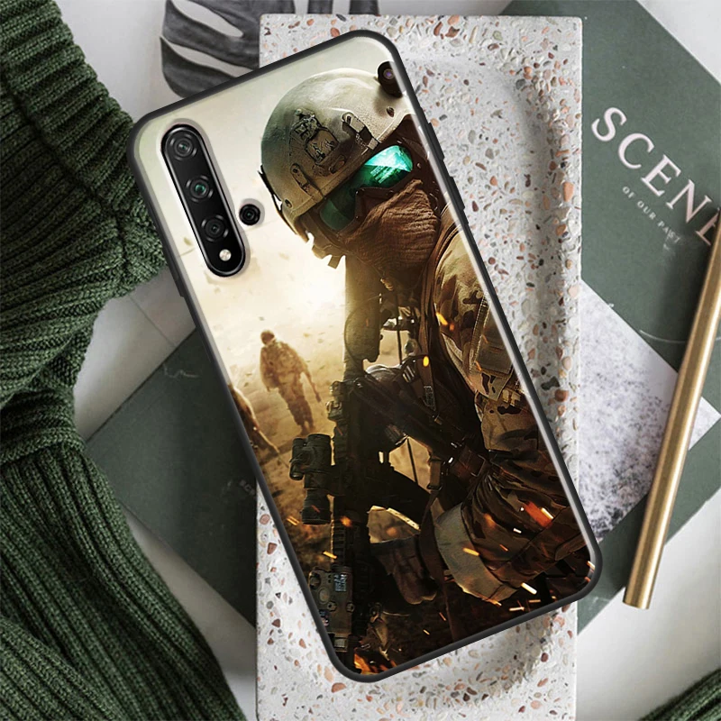 Hot Army soldier Case For Huawei Honor 70 50 X8 X9a Magic5 90 Lite P20 P30 P40 P60 Pro P Smart Nova 5T Cover