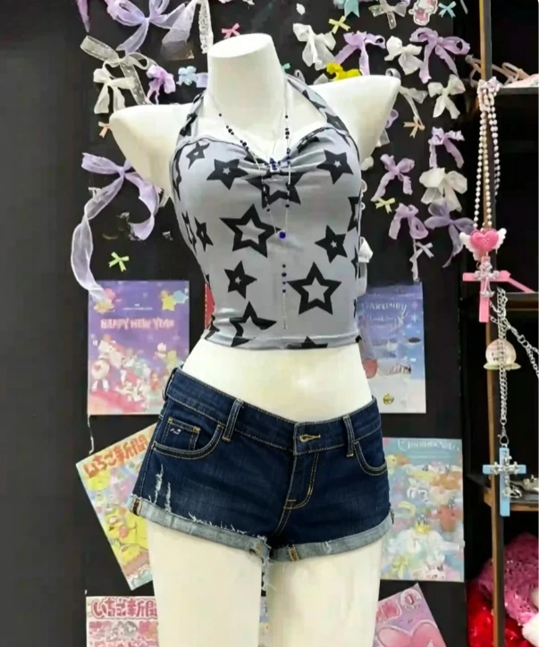 

Gothic Punk 2 Piece Clothing Sets Ladies Harajuku Subculture Y2k Crop Top Short Skirt Vintage Street Matching Daily Outfits
