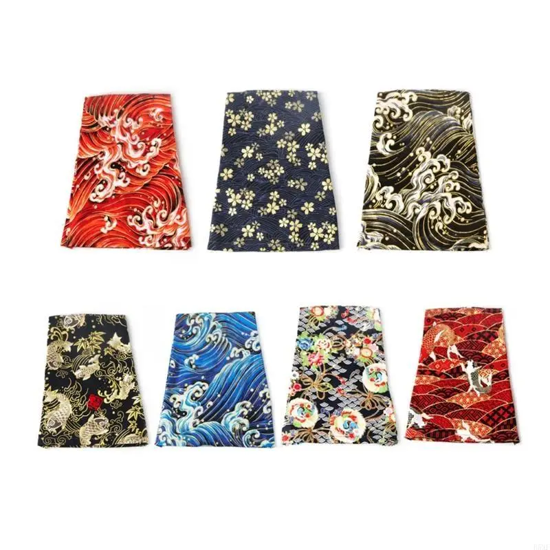 

2025 Новый Beaitiful Waves Flowers Crane Patter
