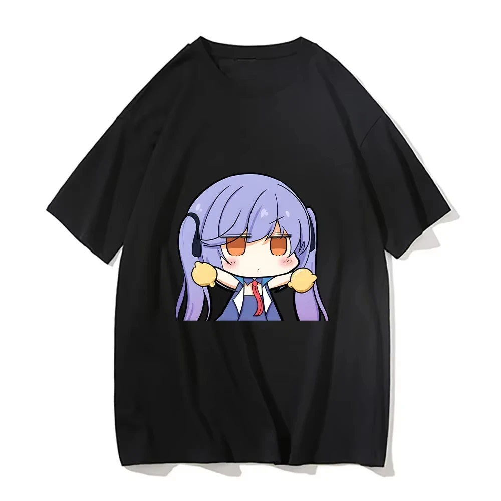 Azur Lane Essex Kawaii Cartoon Graphic Print T-shirt Men Harajuku Aesthetic Tops Blouse 2023 New Korean Y2k Tee Female Clothes