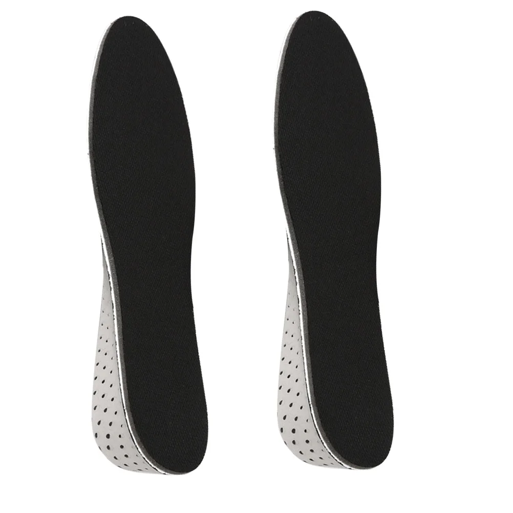 

Heightening Insoles 1 Pair Black Heel Lift Inserts Increase Shoes Pads Unisex EVA Soft Comfortable NonSlip Ventilated Fits