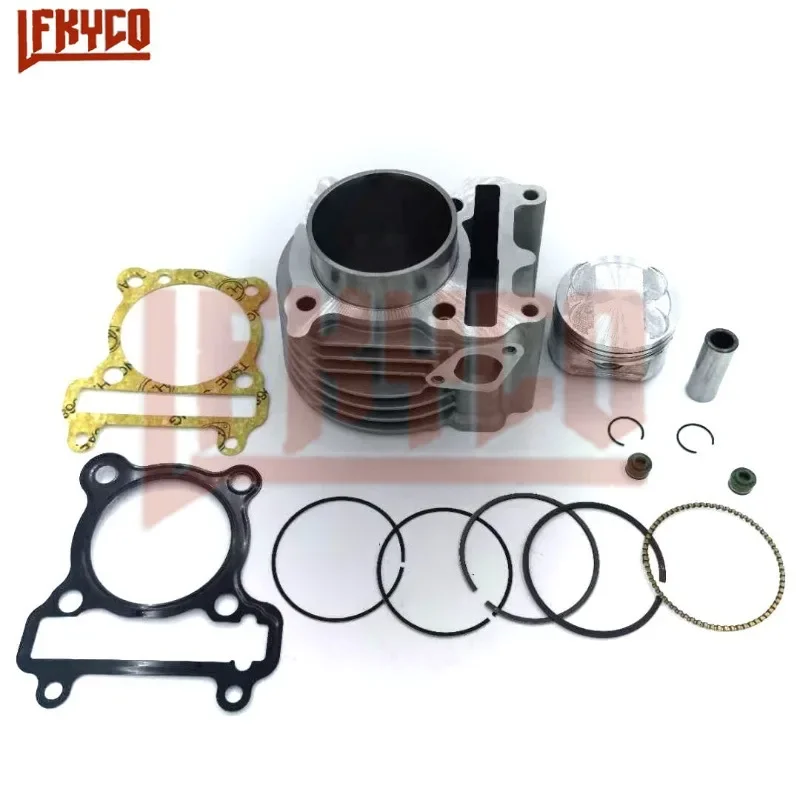 Akcesoria motocyklowe 62mm części silnika zestaw tłoków cylindrów 200CC silnik do Yamaha BWS125 BWS 125 LH125T-C sprzęt motoblok