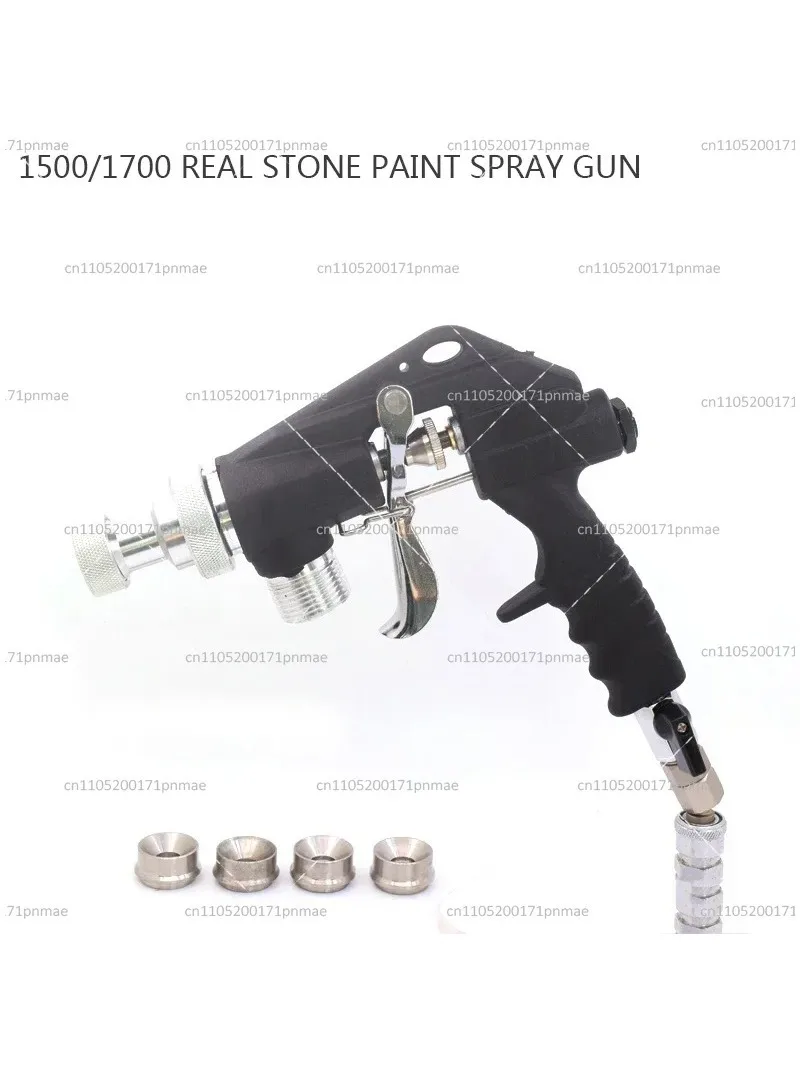 Pneumatic Paintball Coating Spray Gun High Atomization Nozzle Putty Cement Mortar Sandblaster