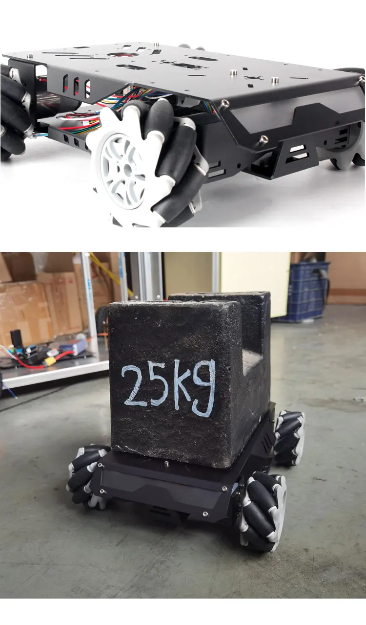 25 kg belastbarer RC Tank V3 Mecanum-Rad-Roboterwagen für Arduino Roboter DIY-Kit mit Encoder-Motor und PS2-Controller, programmierbares Roboter-Kit – Detail 16