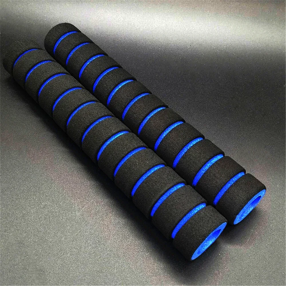 22cm Long Bicycle Grips 1 Pair Bike Racing Bicycle Motorcycle Handle Bar Foam Sponge Grip Cover Non-slip Soft Handlebar Bike Bar