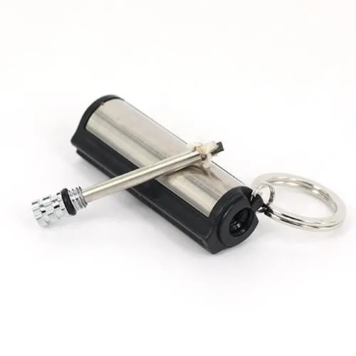 Hot Sale Metal Material Multi-function 10000 Diesel Lighter Personalized Creative Key Pendant Outdoor Portable Igniter