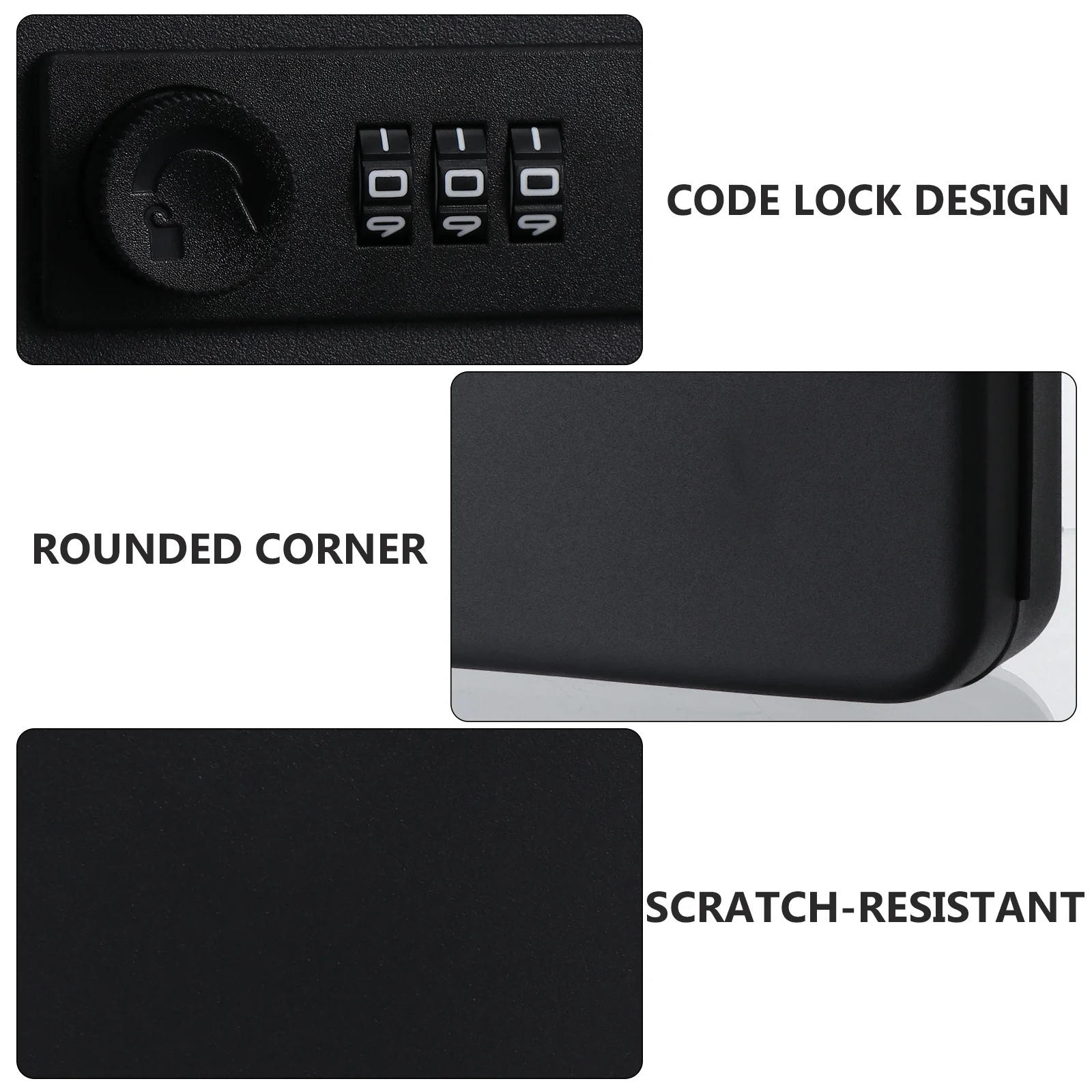 Wall Mount 36 Slots Key Security Box Heavy Duty Code Lock Organize Keys for Property Managers Schools Car Dealerships Repair