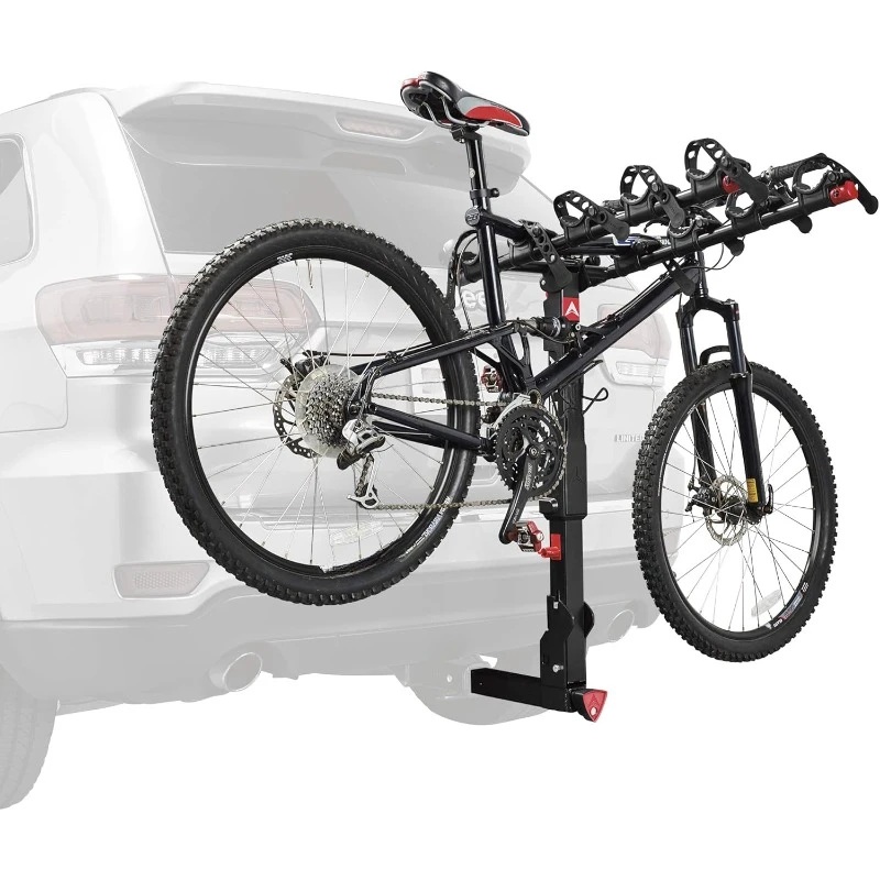 Sports Premier Locking Quick Release 4-Bike Carrier for 2 in. Hitch, Black，home.