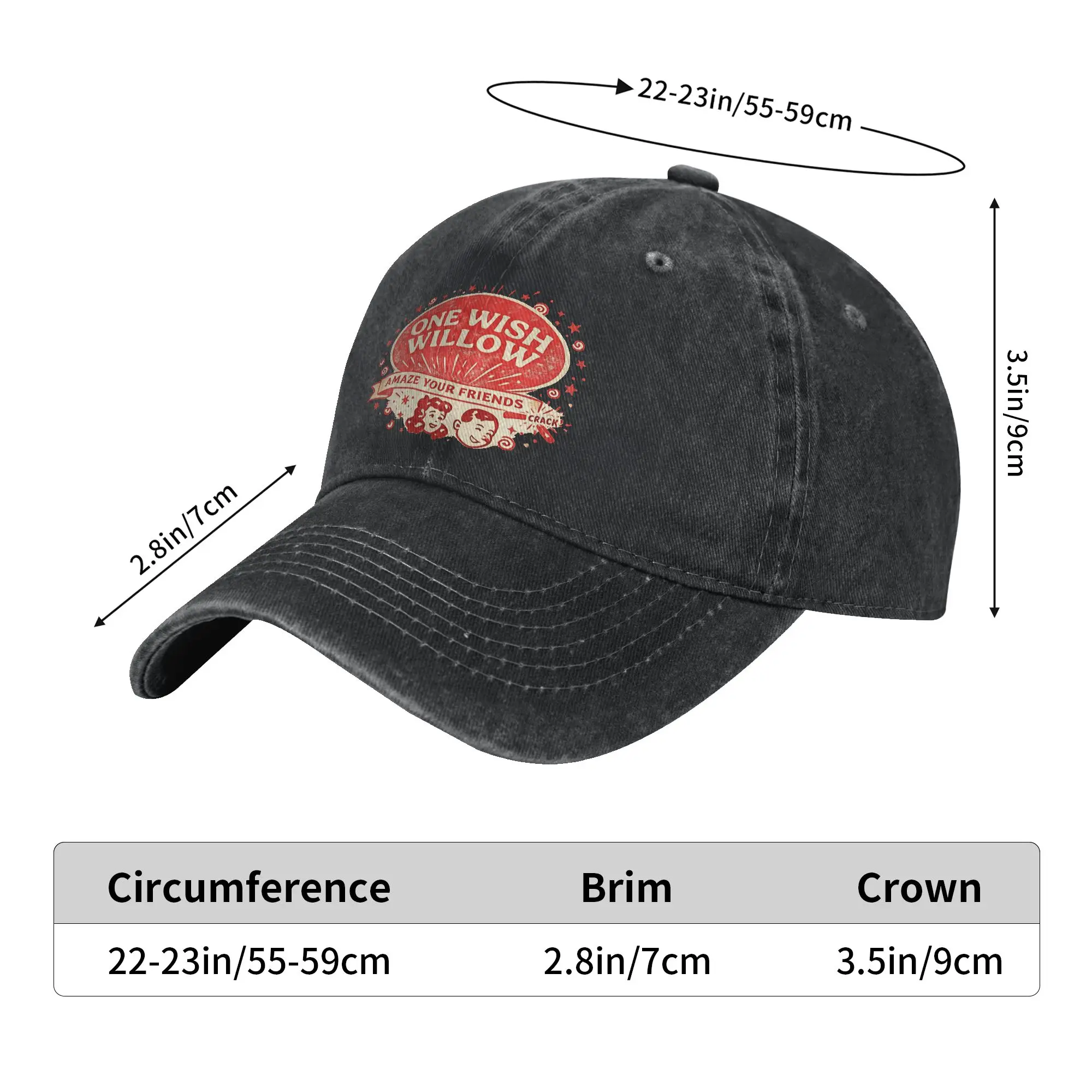 Baseball Cap One Wish Willow Obsession 2026 Horror Movie Summer Fashion Trucker Hat  Unisex-Teens High Quality Baseball Caps