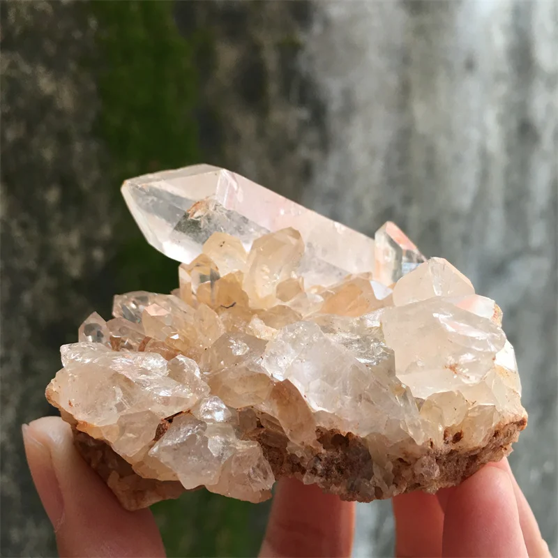 Natural Crystals Clear Quartz Cluster Specimen Energy Reiki Healing Stones Ornament Sorcerer Chakra Spiritual Meditation#3