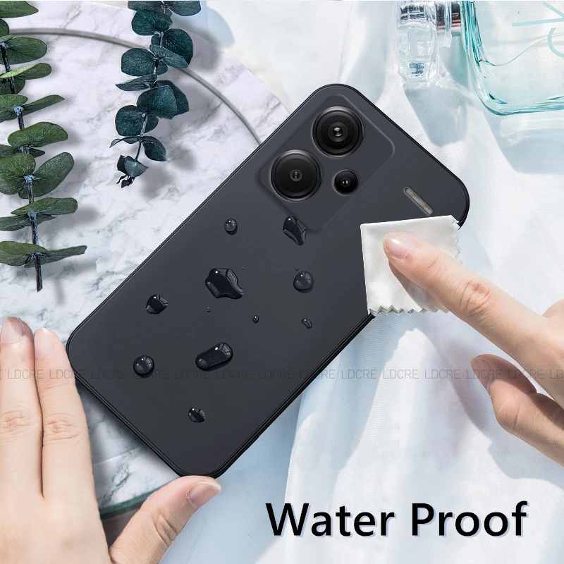 For Xiaomi Redmi Note 13 Pro Plus Case Xiaomi Redmi Note 13 Pro Plus 5G Cover Shockproof Luxury Liquid Silicone Phone Back Case image 4