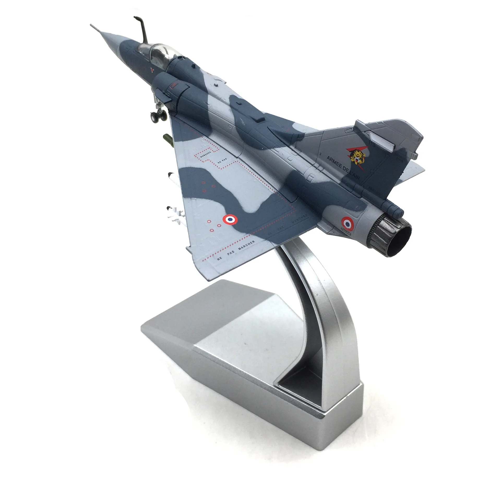 1:100 scala francia Mirage 2000 Mirage Attack Fighter simulazione modelli di aerei in lega decorazioni per la casa regali per adulti