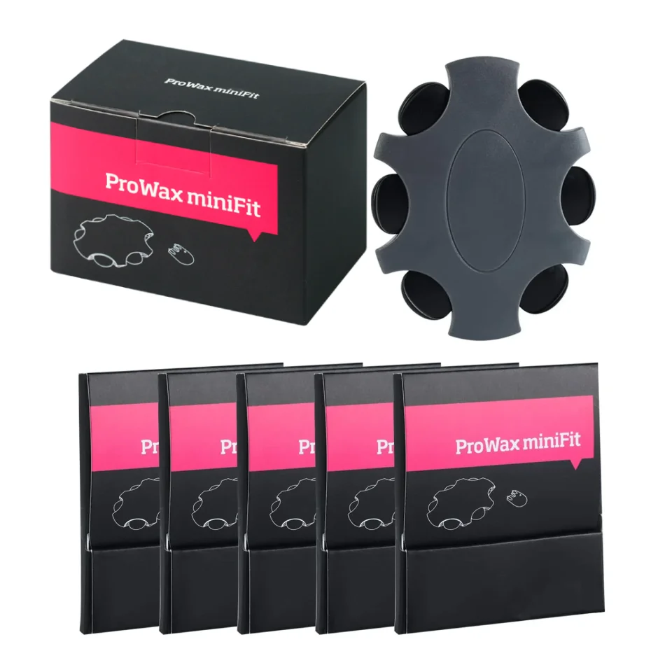 ProWax MiniFit Hörgeräte-Wachsschutzfilter Ersatz-Reinigungsset für Oticon RITEC RIC Hörgeräte – Detail 1