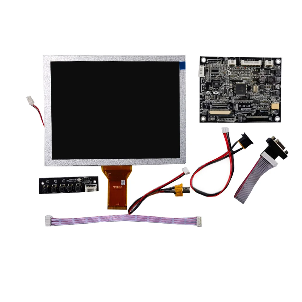 Av Vga Board Lcd Advertising Bike Lcd Panel 50Pin Ttl 4:3 8Inch Ej080Na-05A 800X600 Monitor Lcd Screen Display Panel