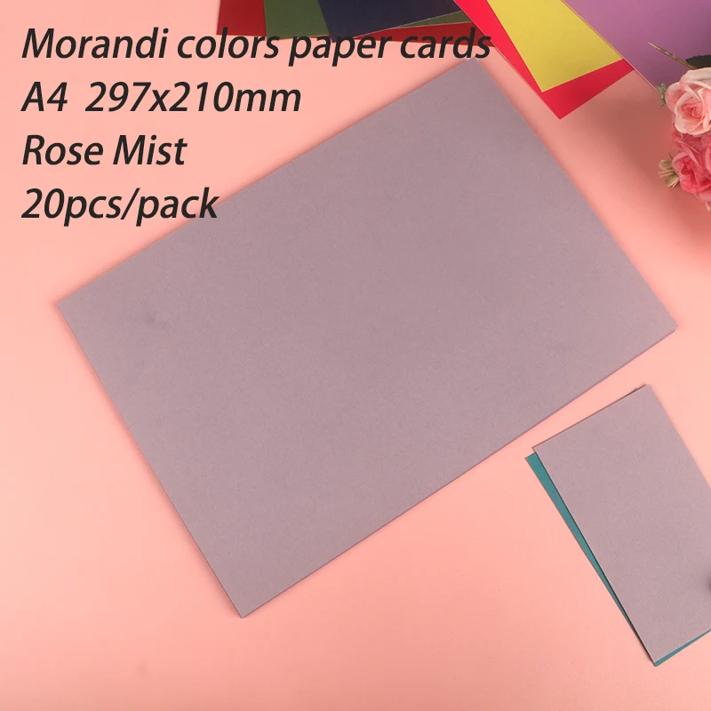 DUOFEN 250g Morand colors paper card writable A4 hard paper thick paper for DIY papercraft projects Scrapbook Paper Album - Image 4